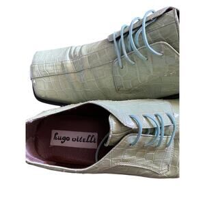 Hugo Vitelli mint Green Dress Shoes for men size 13